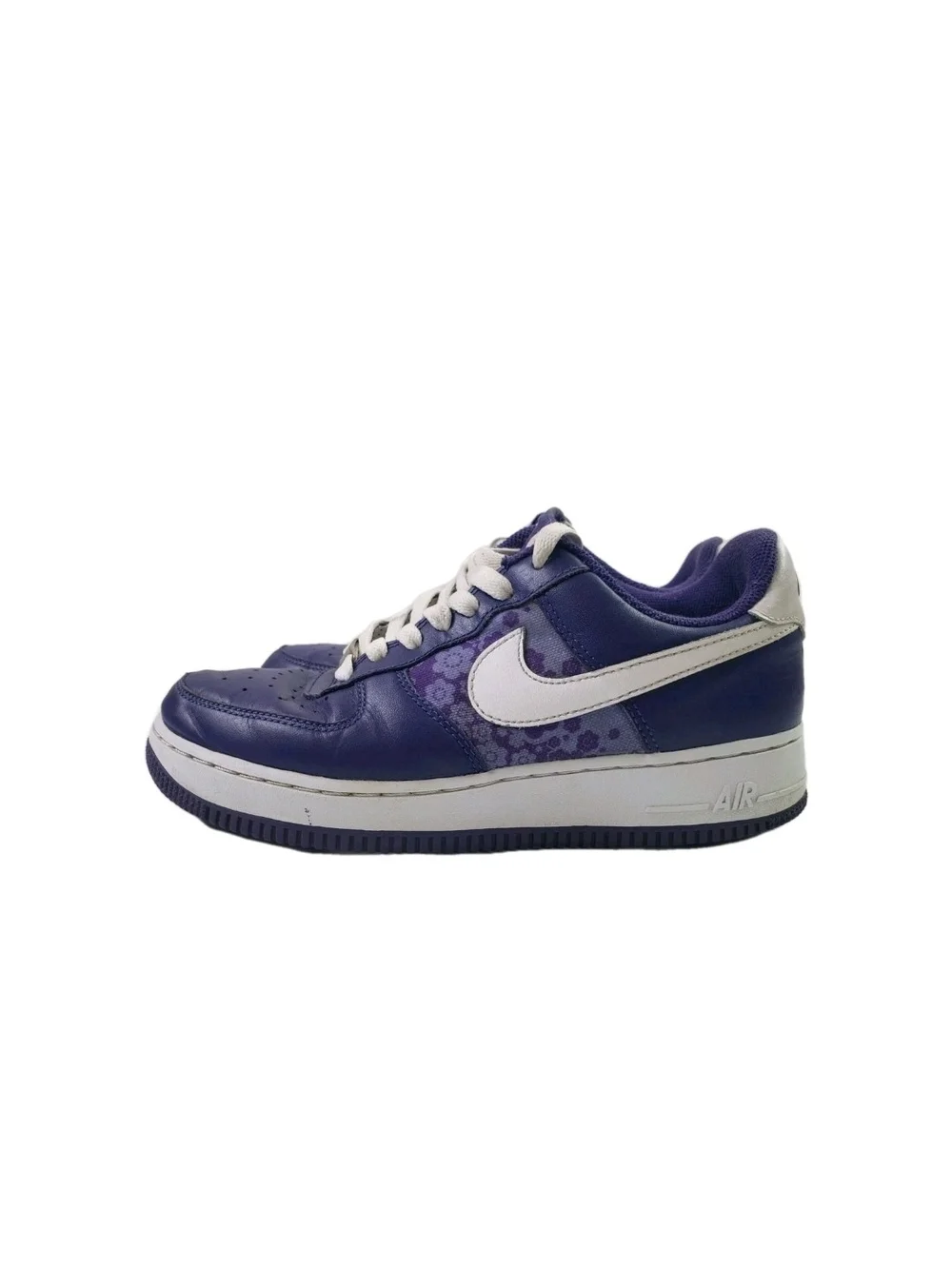 Nike Air Force 1 Purple and White Low-Top Sneakers Size 6